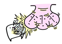 Mr.Back teeth and Friends sticker #10248038