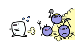 Mr.Back teeth and Friends sticker #10248050