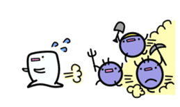 Mr.Back teeth and Friends sticker #10248050