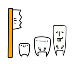 Mr.Back teeth and Friends sticker #10248055