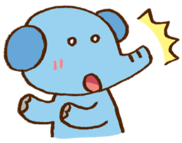 yurukawa animal sticker #10248154