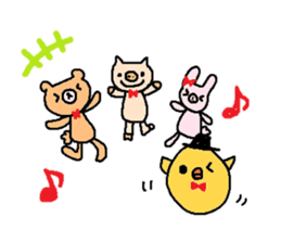 USA-KUMA-PIYO-BOO sticker #10248413