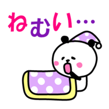 Smiling panda 3 sticker #10248540