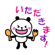 Smiling panda 3 sticker #10248564