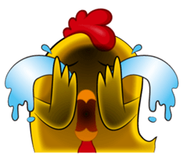 hot temper chick-3 sticker #10248585