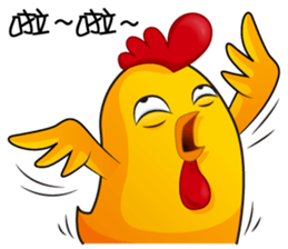 hot temper chick-3 sticker #10248588
