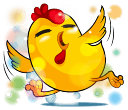 hot temper chick-3 sticker #10248594