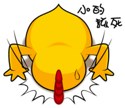 hot temper chick-3 sticker #10248610