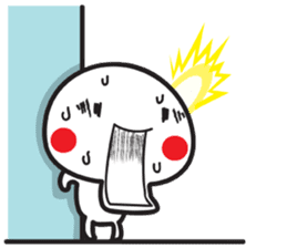 smiley whity boy sticker #10248896