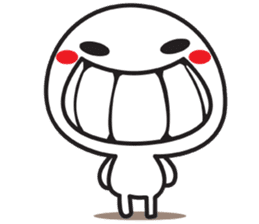 smiley whity boy sticker #10248897