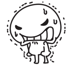 smiley whity boy sticker #10248898