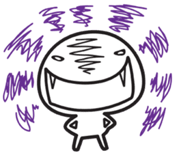 smiley whity boy sticker #10248924