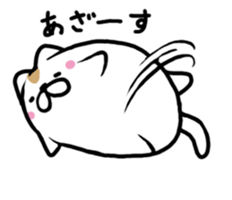 Scruffy cat sticker #10249297