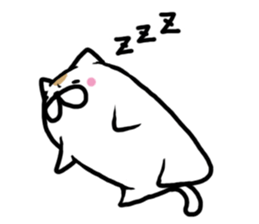 Scruffy cat sticker #10249310