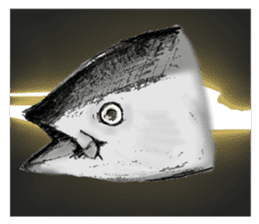 tuna fish maguro! sticker #10249616