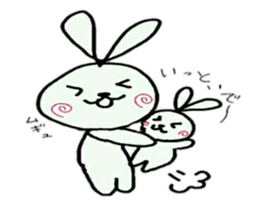 greeting usausaneko sticker #10250275