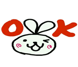 greeting usausaneko sticker #10250279