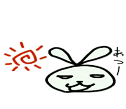 greeting usausaneko sticker #10250283