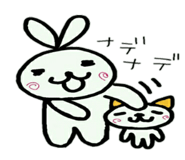 greeting usausaneko sticker #10250294