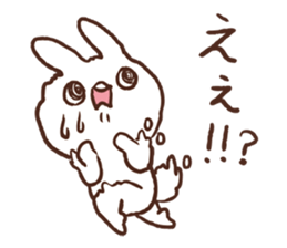 Rabbit love the seniors. sticker #10250398