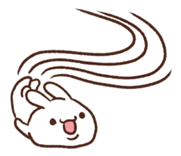 Rabbit love the seniors. sticker #10250399