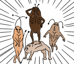 gokiburisantati sticker #10250500