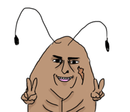 gokiburisantati sticker #10250532