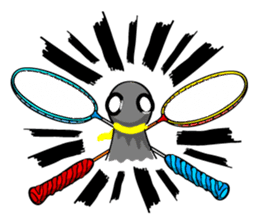 Hilarious Stickers from Gray Wolf Cat ! sticker #10251333