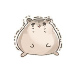 The hamster of the dark side sticker #10251340