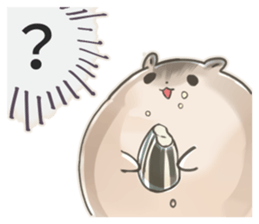 The hamster of the dark side sticker #10251343