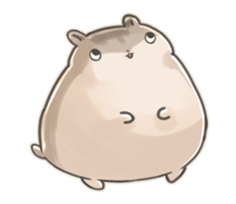 The hamster of the dark side sticker #10251346