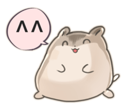 The hamster of the dark side sticker #10251348