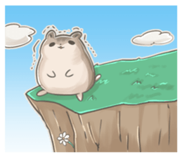 The hamster of the dark side sticker #10251353