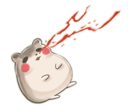 The hamster of the dark side sticker #10251361