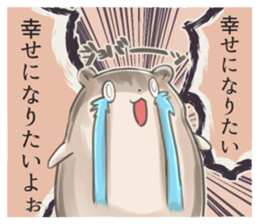 The hamster of the dark side sticker #10251363