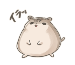 The hamster of the dark side sticker #10251366