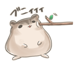 The hamster of the dark side sticker #10251368