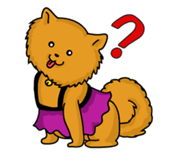 I Miss You, My Tiny Dog sticker #10252022