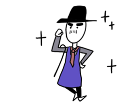 Thick eyebrows Dad sticker #10252580