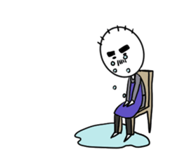 Thick eyebrows Dad sticker #10252584