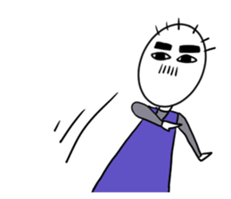 Thick eyebrows Dad sticker #10252588