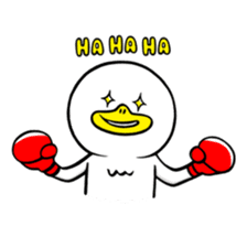 DUCK MAN Kick Boxing sticker #10252821