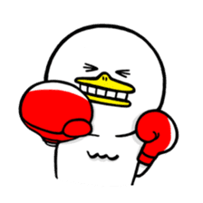 DUCK MAN Kick Boxing sticker #10252824