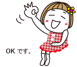 Bangs short girl vol.16 sticker #10252978