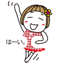 Bangs short girl vol.16 sticker #10252979
