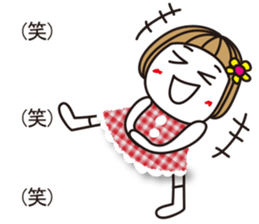 Bangs short girl vol.16 sticker #10252985