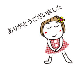 Bangs short girl vol.16 sticker #10252987