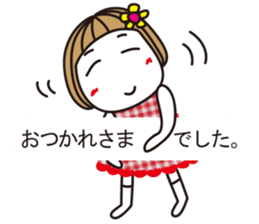 Bangs short girl vol.16 sticker #10252989