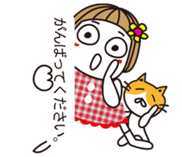 Bangs short girl vol.16 sticker #10252990