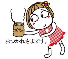 Bangs short girl vol.16 sticker #10252994